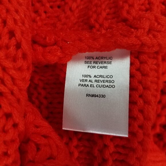 NEW One A Crew Neck Pullover Sweater Cable knit Long Raglan Sleeves NWT $78 - Picture 10 of 10